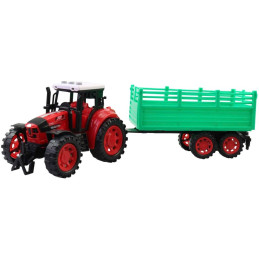 Traktor s přívěsem 40 x 10 x 14cm
