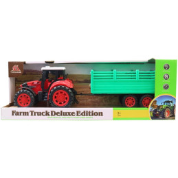 Traktor s přívěsem 40 x 10 x 14cm