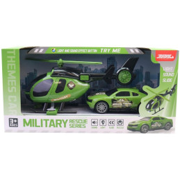 Vojenská sada s bateriemi, 29 x 13 x 11,5cm