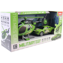 Vojenská sada s bateriemi, 29 x 13 x 11,5cm