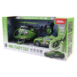 Vojenská sada s bateriemi, 29 x 13 x 11,5cm