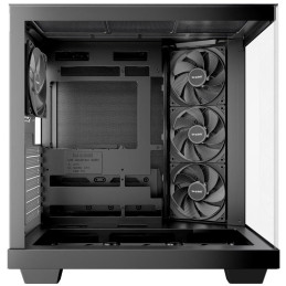 Be quiet! skříň LIGHT BASE 500 / MidT / 4x120mm PWM fans / 2 x USB 3.2 / USB-C / panoramatická / černá