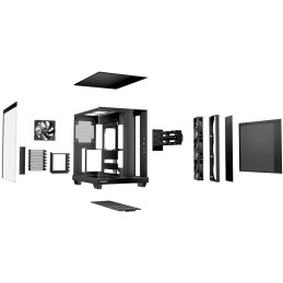 Be quiet! skříň LIGHT BASE 500 / MidT / 4x120mm PWM fans / 2 x USB 3.2 / USB-C / panoramatická / černá