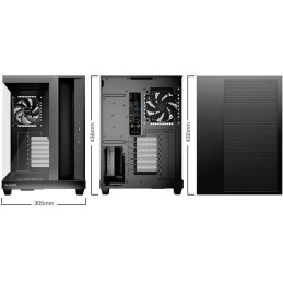 Be quiet! skříň LIGHT BASE 500 / MidT / 4x120mm PWM fans / 2 x USB 3.2 / USB-C / panoramatická / černá