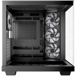 Be quiet! skříň LIGHT BASE 500 LX / MidT / 4x120mm ARGB fans / 2 x USB 3.2 / USB-C / panoramatická / černá