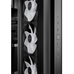 Be quiet! skříň LIGHT BASE 500 LX / MidT / 4x120mm ARGB fans / 2 x USB 3.2 / USB-C / panoramatická / černá