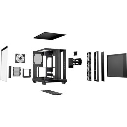 Be quiet! skříň LIGHT BASE 500 LX / MidT / 4x120mm ARGB fans / 2 x USB 3.2 / USB-C / panoramatická / černá