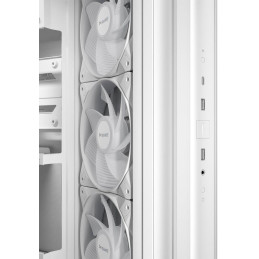Be quiet! skříň LIGHT BASE 500 LX / MidT / 4x120mm ARGB fans / 2 x USB 3.2 / USB-C / panoramatická / bílá