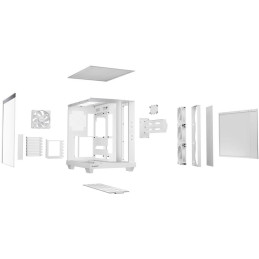 Be quiet! skříň LIGHT BASE 500 LX / MidT / 4x120mm ARGB fans / 2 x USB 3.2 / USB-C / panoramatická / bílá