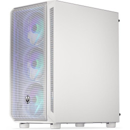 Endorfy skříň Arx 500 White ARGB / ATX / 4x140 ARGB fan (až 7 fans) / 2xUSB-A / USB-C / tvrz. sklo  / mesh panel /  bílá