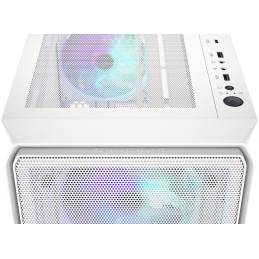 Endorfy skříň Arx 500 White ARGB / ATX / 4x140 ARGB fan (až 7 fans) / 2xUSB-A / USB-C / tvrz. sklo  / mesh panel /  bílá