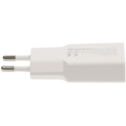 NEDIS síťová nabíječka/ 20 W/ PD 3.0/ rychlé nabíjení/ 1.5 / 2.0 / 2.22 / 3.0 A/ USB-A/ USB-C/ bílá