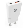 NEDIS-Netzladegerät / 30 W / PD 3.0 / Schnellladung / 1,5 / 2,0 / 2,22 / 3,0 A / USB-A / USB-C / Weiß