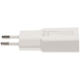 NEDIS síťová nabíječka/ 30 W/ PD 3.0/ rychlé nabíjení/ 1.5 / 2.0 / 2.22 / 3.0 A/ USB-A/ USB-C/ bílá/ kabel 1,5m