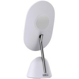 IMMAX LED kosmetické zrcátko FACE 3v1/ stojánek s Qi nabíjením/ 18W/ 70lm/ DC 12V/1,5A/ bílé