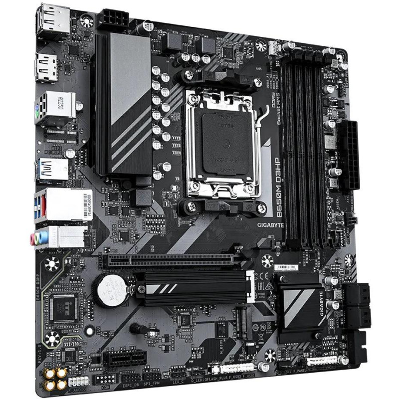 GIGABYTE B650M D3HP / AMD B650 / AM5 / 4x DDR5 / M.2 / HDMI / 2x DP / mATX