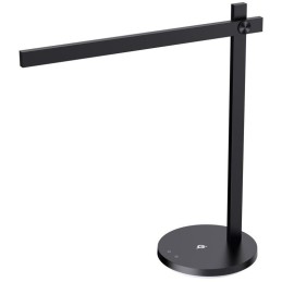 IMMAX LED stolní lampička BEAM/ Qi nabíjení/ 18W/ DC 12V/2A/ noční podsvícení/ stmívatelná/ sklápěcí rameno/ černá