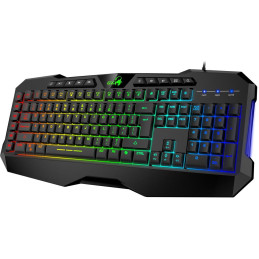 GENIUS GX GAMING Scorpion K11 Pro/ drátová/ Copilot/ podsvícená/ USB/ černá/ CZ+SK layout