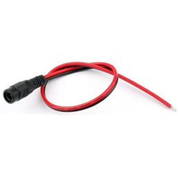 XtendLan Napájecí kabel/pigtail s jedním konektorem (jack 2,1mm samice) ke zdroji, vodiče 2x 0,75mm2, délka 30cm