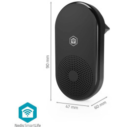 NEDIS Wi-Fi chytrý bezdrátový dveřní zvonek/ příslušenství pro WIFICDP11BK/ WIFICDP21BK/ WIFICDP31BK/ síťové napájení