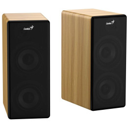 GENIUS repro SP-HF1220BT/ 2.0/ 45W/ Bluetooth/ dřevěné/ barva dřevo borovice