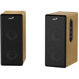 GENIUS repro SP-HF1220BT/ 2.0/ 45W/ Bluetooth/ dřevěné/ barva dřevo borovice