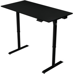 AROZZI herní stůl ARENA NORDICO Black/ motorizovaný/ barva deska černá, nohy černé/ šíře 140cm/ výška 71-115 cm