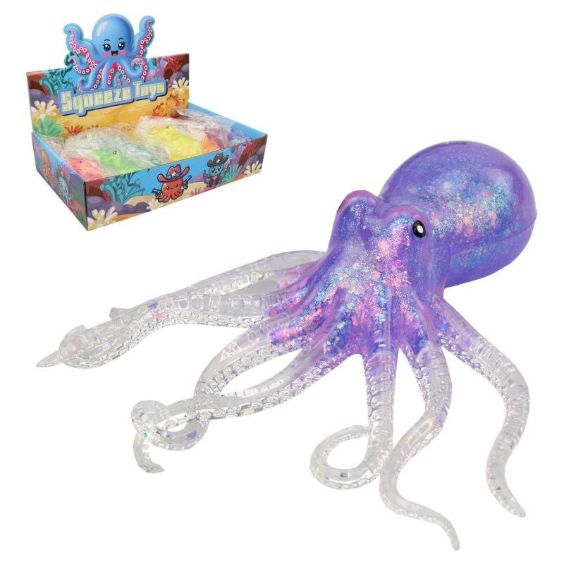 Chobotnice se třpytkami, 18 cm