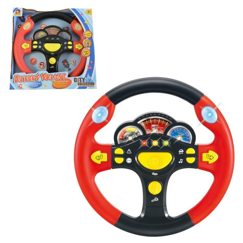 MaDe zvukový volant červená slovenský mluvící