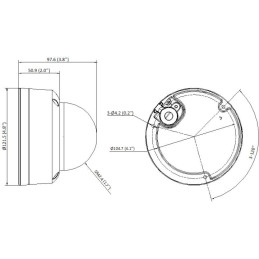 HiLook IP kamera IPC-D149HA/ Dome/ 4Mpix/ 2.8mm/ ColorVu/ Motion detection 2.0/ H.265+/ krytí IP67+IK08/ LED 30m