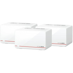 TP-Link Mercusys Halo H37BE(3-pack) WiFi systém, WiFi 7, BE6500, 2x 2,5GWAN/LAN, 1x GWAN/GLAN, 3ks v balení