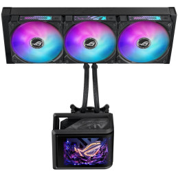 ASUS ROG Ryuo IV SLC 360 ARGB / vodní chlazení / 3x 120mm fan / AM4+AM5 / 1700,1851 / RGB podsvícení / LCD Displej