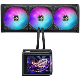 ASUS ROG Ryuo IV SLC 360 ARGB / vodní chlazení / 3x 120mm fan / AM4+AM5 / 1700,1851 / RGB podsvícení / LCD Displej