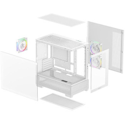 DEEPCOOL skříň CG380 3F bílá