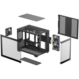 DEEPCOOL skříň CG330 3F černá