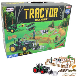 Traktor s farmou a příslušenstvím, 45 kusů