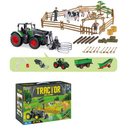 Traktor s farmou a příslušenstvím, 45 kusů