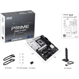 ASUS PRIME Z890-P WIFI / Z890 / LGA1851 / 4x DDR5 / M.2 / DP / HDMI / Wi-Fi / ATX
