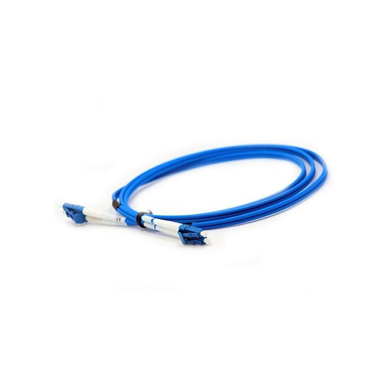 XtendLan FO patch LC-LC 10m 9/125 dupleks, LS0H, G.652d, kabel pancerny, okrągły 3mm