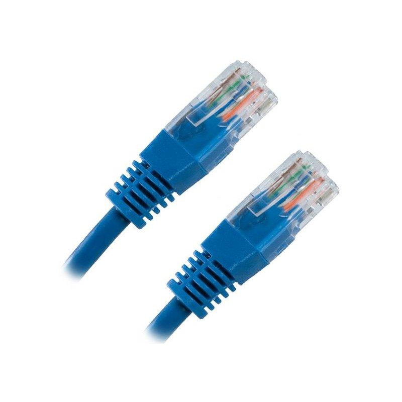 XtendLan Patch kábel Cat 6 UTP 3m - modrý