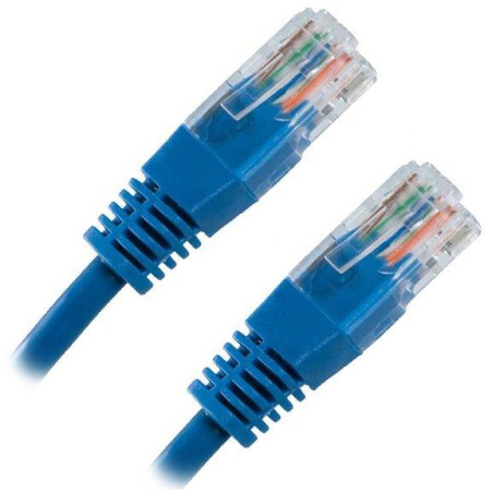 XtendLan Patch kábel Cat 6 UTP 3m - modrý