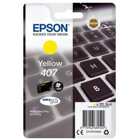 Epson ink cartridge/ C13T07U440/ WF-4745 Series Ink Cartridge L/ Yellow