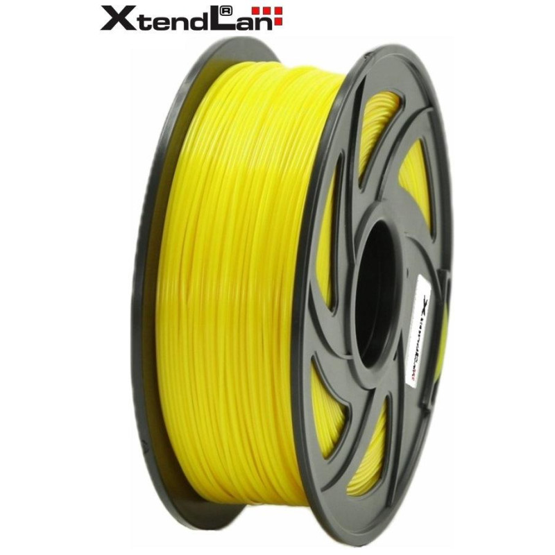 XtendLAN PLA filament 1,75mm žltý 1kg