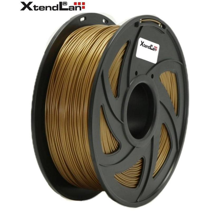 XtendLAN PLA-Filament 1,75mm gold 1kg