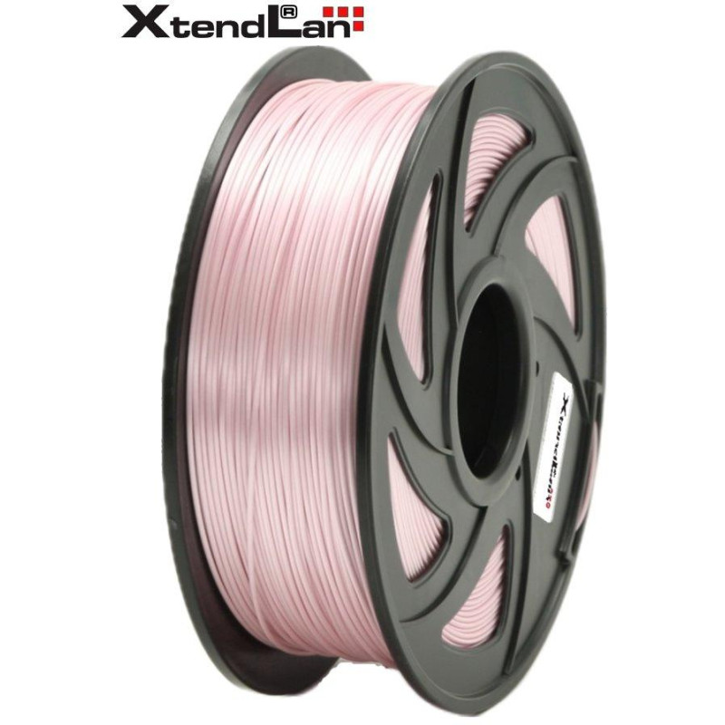 XtendLAN PLA filament 1,75mm světle růžový 1kg