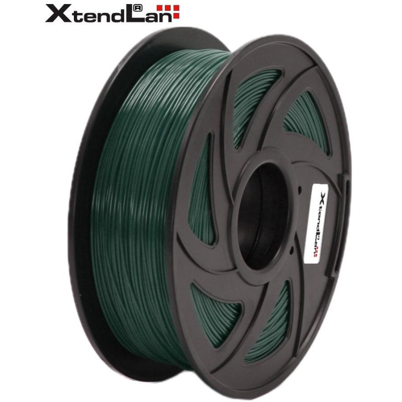 XtendLAN PLA filament 1.75mm hunter green 1kg
