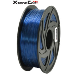 XtendLAN PLA filament 1,75mm průhledný modrý 1kg