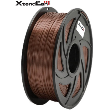 XtendLAN PLA filament 1,75mm lesklý medené farby 1kg