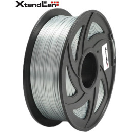 XtendLAN PLA-Filament 1,75 mm glänzend silber 1 kg