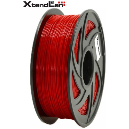 XtendLAN PETG-Filament 1,75 mm rot 1 kg